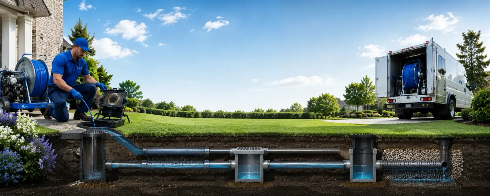 Outdoor drain cleaning information for Alamo, IN